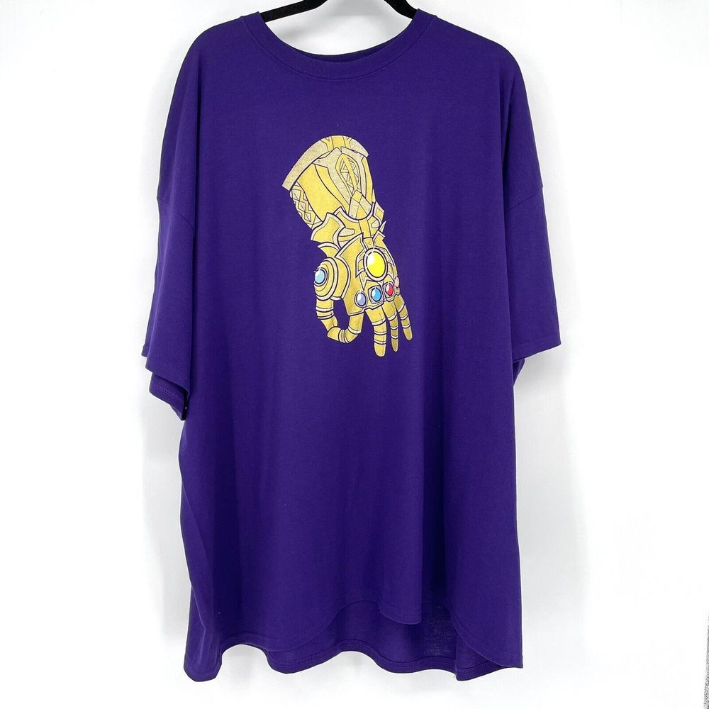 Marvel Comics‎ Thanos Infinity Gauntlet Logo T-shirt Size 4XL